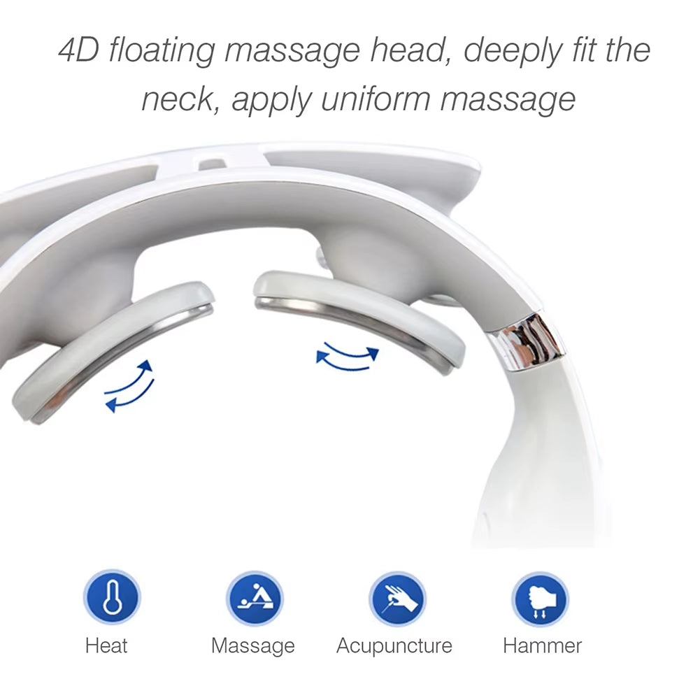 RelaxPro 4-Head Heated Neck Massager