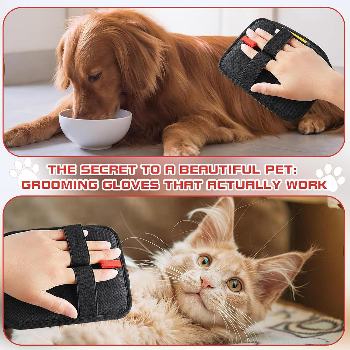 FurFree Magic Pet Hair Removal Gloves (2-Pack)