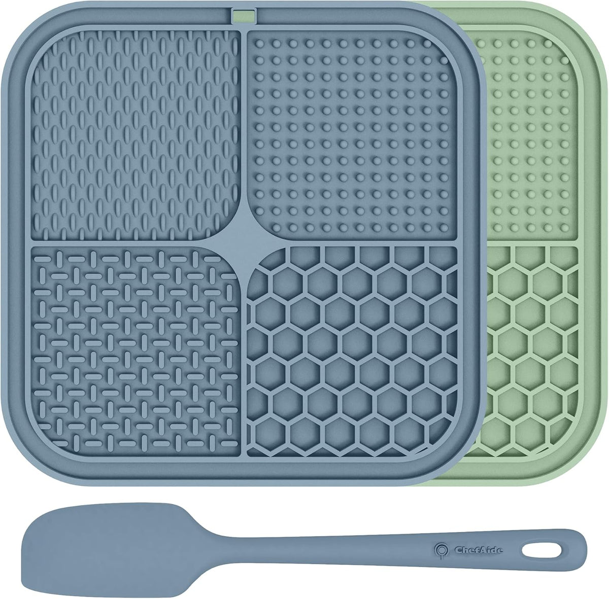 2 Pack Lick Mat for Dogs, Cats & Puppies with Suction Cups
