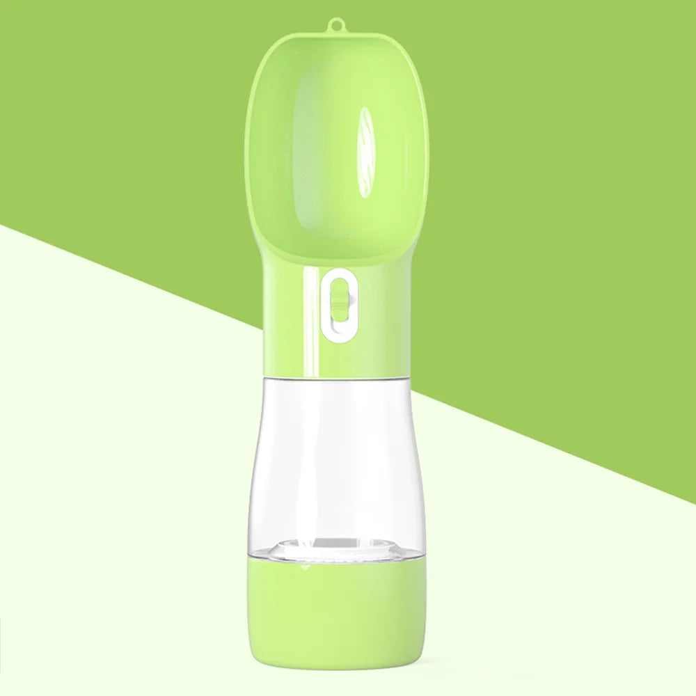 PawTrek 2-in-1 Travel Water Bottle & Food Container