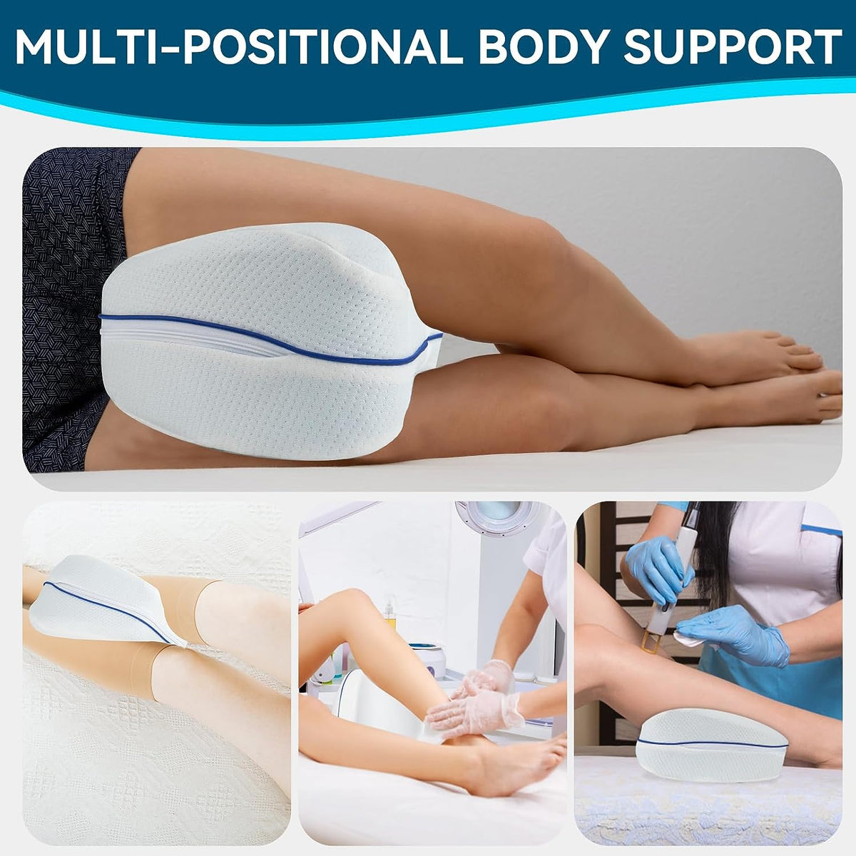 DreamAlign Knee Pillow for Side Sleepers (2-Pack)