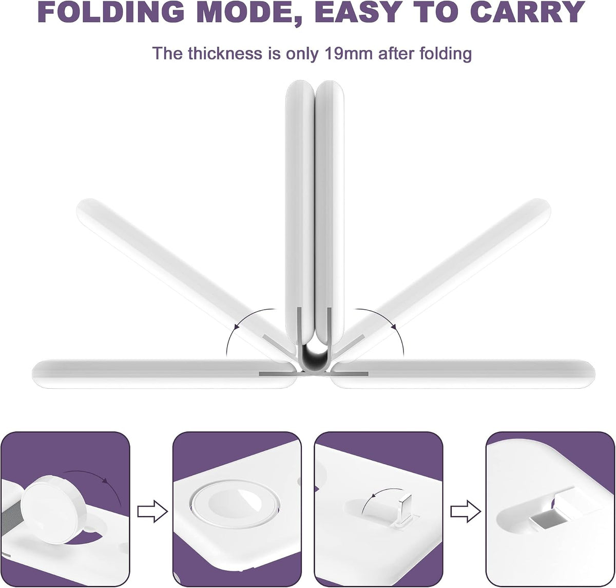 FlexCharge 3-in-1 Foldable Magnetic Wireless Charger