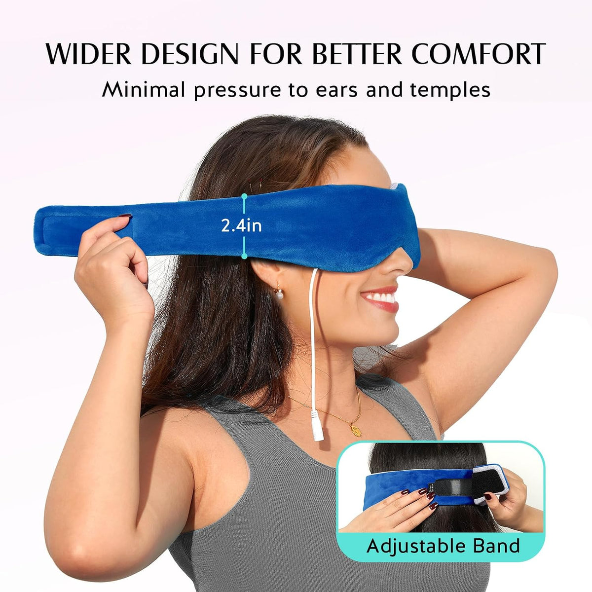 WarmGlow Heated Eye Mask with Timer