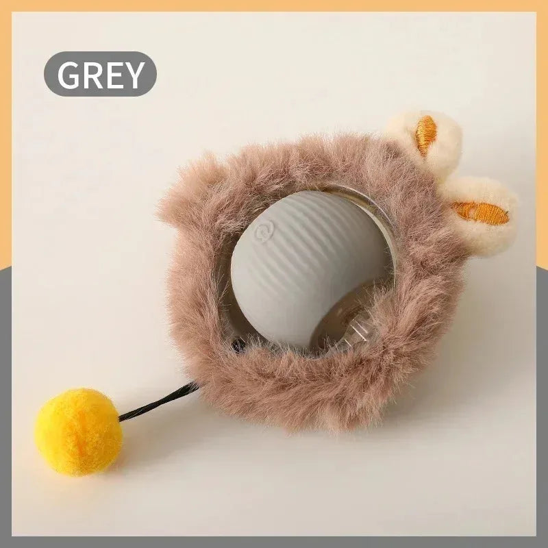 Interactive Cat Toys Ball Cover Set Fast Rolling in Pouch Hide and Seek Kitten Toy Motion Activated Interactive Cat Toy Indoor