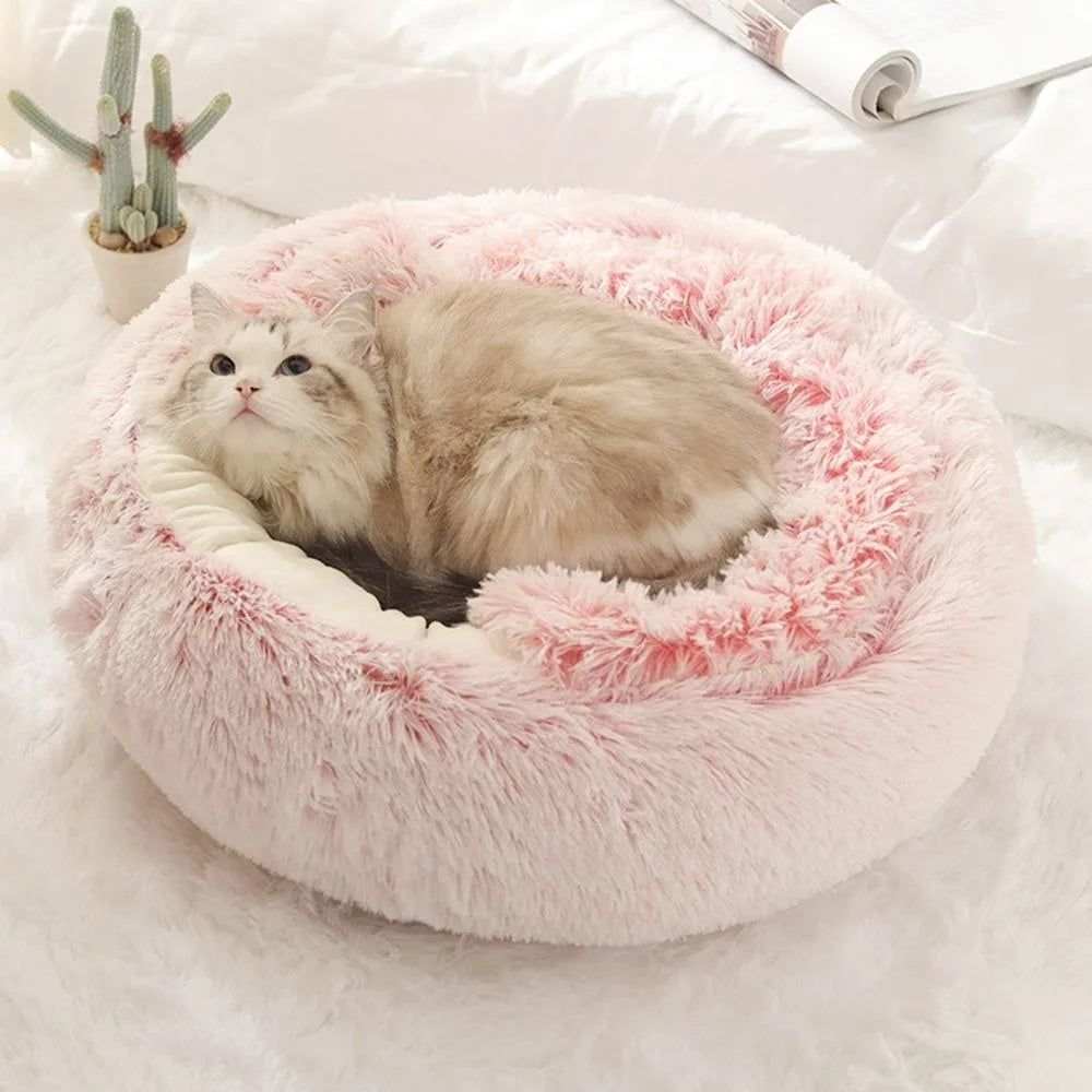SnuggleNest Cozy Plush Pet Bed Cave