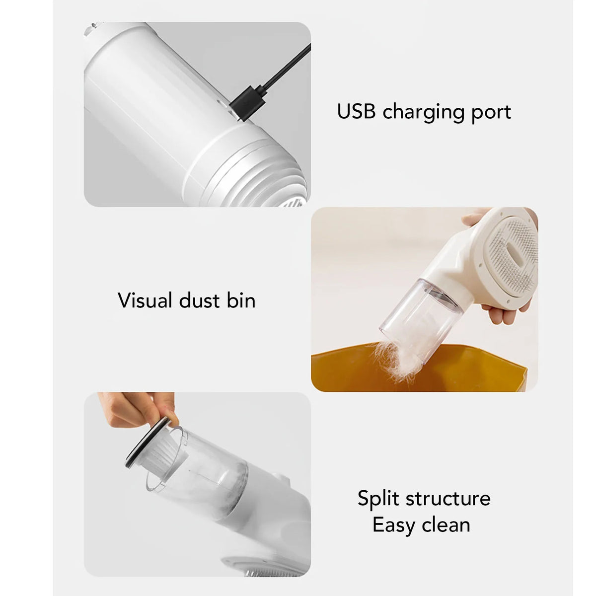 FurVac Cordless 2-in-1 Pet Grooming Vacuum