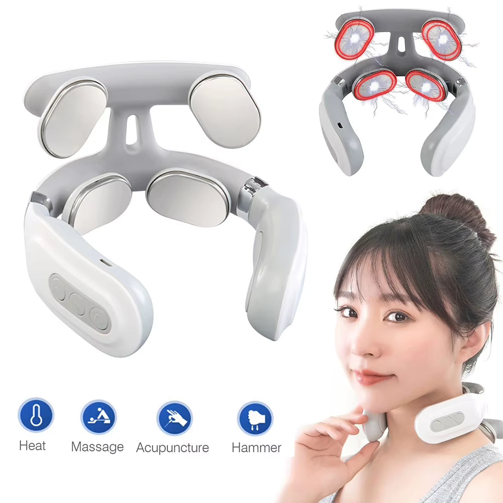 RelaxPro 4-Head Heated Neck Massager