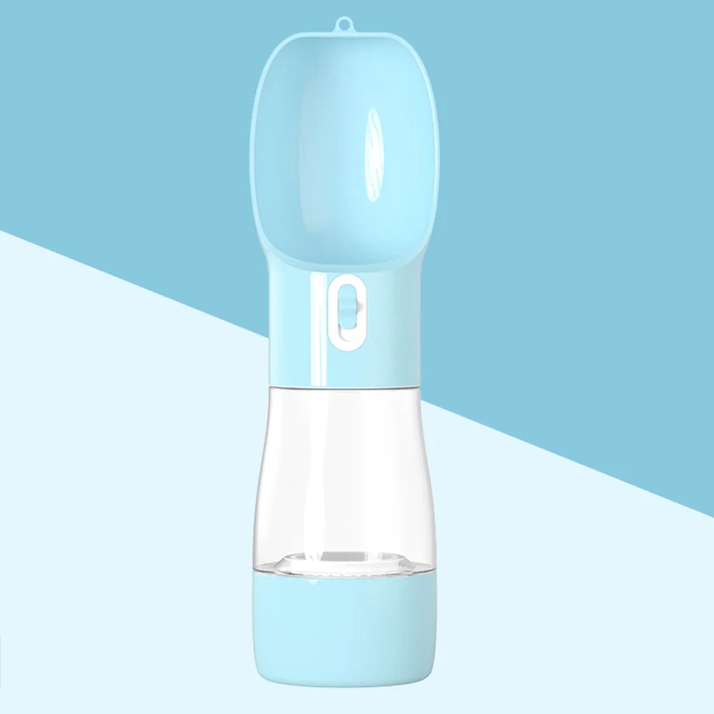 PawTrek 2-in-1 Travel Water Bottle & Food Container