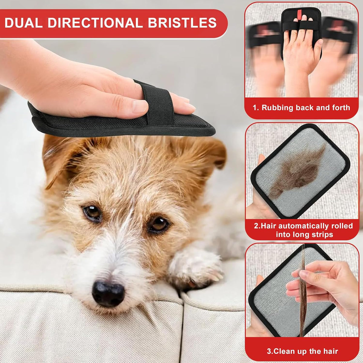 FurFree Magic Pet Hair Removal Gloves (2-Pack)